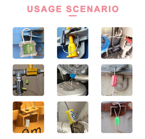 Hợp kim nhôm dây vận chuyển <span class=keywords><strong>container</strong></span> Cáp con dấu với RFID thép 1.8 mét - Product Image 4