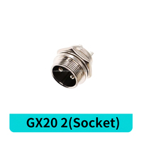 CE RoHS GX20 circulaire Aviation connecteur de panneau de fil rapide GX20 mâle femelle 2 3 4 5 6 7 8 9 10 12 broches écrou bout à bout adaptateur de prise de courant
