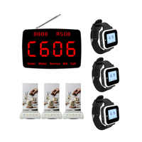Montre étanche CATEL CTTN85, buzzer vibrant, bouton d'appel personnalisé en usine, serveur d'appel, bouton de service pour restaurant, café