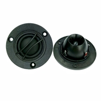 2 inci 66MM bulat 8 Ohm 20W dengan rongga belakang kinerja tinggi sutra kubah 97.8dB SPL RoHS bersertifikat DIY Tweeter untuk produk Audio