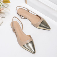 Sandalias Planas con Tiras y Punta Cerrada QuiteS 2027, Elegantes y Versátiles, Estilo Retro Sofisticado