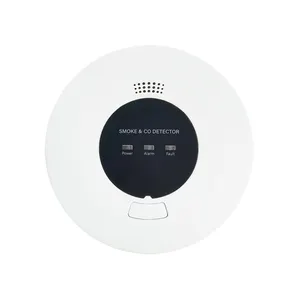 CO & SMOKE DETECTOR 6 "ラウンドメタルセキュリティ緊急ベル8" 24ボルトDC220V防水赤色火災警報器