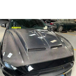 Capot de moteur de capot avant en Fiber de carbone Super Snake deux évents pour <span class=keywords><strong>Ford</strong></span> <span class=keywords><strong>Mustang</strong></span> 2018-2022 - Product Image 2