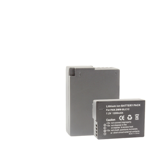 DMW-BLC12 Lithium-ion Battery DMWBLC12 Replacement Battery for Digital Lumix DMC-GH2 GH2H FZ200 G6 G5 G5K GH2K G80/81/85 Cameras