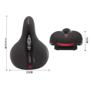 Sillín de Bicicleta de Montaña, Asiento Grande con Hueco, Amortiguador de Impactos, Transpirable, Cómodo, Unisex, para Adultos - Product Image 2