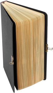 Hot Sale <b>Planner</b> Custom Printing Black Cover Cream Inner Pages Hardcover Leather <b>Journal</b> Notebook with Password Lock Gift - Product Image 3