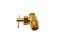 Vanne à pointeau haute pression de contrôle de débit de gaz à filetage mâle en laiton 1/8 1/4 NPT en gros