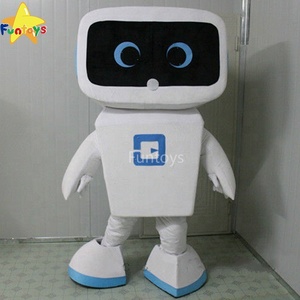 Funtoys Android <span class=keywords><strong>Robot</strong></span> Linh Vật Trang Phục Cosplay Đảng Trò Chơi Ăn Mặc Quảng Cáo Lễ Hội Halloween Xmas Lễ Phục Sinh Lễ Hội Cho Người Lớn - Product Image 1