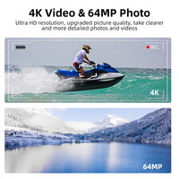 Caméscope numérique OEM/ODM 4K HD Flash intégré Mise au point automatique Petit appareil photo numérique portable pour étudiants Prise en charge de la personnalisation