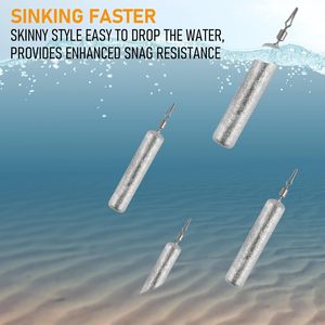 Ensemble de poids de pêche en alliage étain-bismuth, plombs multi-poids pour jig, accessoires de pêche, outils essentiels pour pêcheurs Synnex VMC - Product Image 6