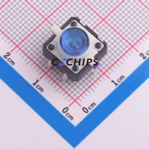 K6-1212A-03 Tactile Switch Switch Single Pole Single Throw Round Button 12mm 12mm - Product Image 1