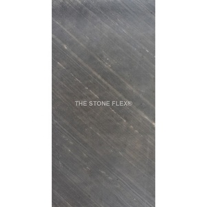 Revêtement mural en pierre flexible translucide noir durable et écologique, surface polie, résistance à l'érosion acide, TSF Inde - Product Image 2