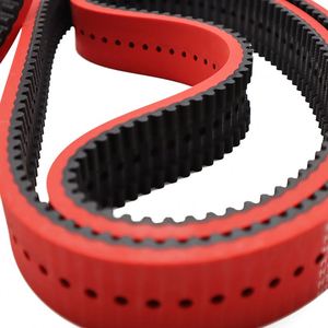 Correa de Distribución de Goma Roja con Recubrimiento Superficial HTD 824-8M OEM para Imprentas, 30 mm de Ancho, 5 mm de Paso, 50 Dientes - Product Image 3