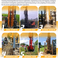 Foreuse hydraulique rotative sur chenilles diesel pour forage géotechnique et minier, vente en gros