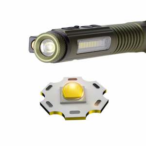 ไฟฉายพกพา WOSEN อลูมิเนียมอัลลอยด์แบบชาร์จซ้ำได้ ความสว่างมากกว่า 1000 ลูเมน กันน้ำระดับ IP65 ไฟฉาย LED ขนาดเล็กแบบยุทธวิธี ชาร์จผ่านพอร์ต USB - Product Image 2