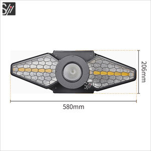 Dj Disco Stage luci di colore dorato lavaggio pannocchia RGBW Led due foglie 3 in1 <span class=keywords><strong>Retro</strong></span> Dj Light per Party Music Dance - Product Image 5