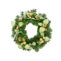 Guirlande de Noël florale suspendue en plastique coloré personnalisable, idéale pour le Nouvel An, la Saint-Valentin et les fêtes – Vente en gros, élégante et décorative