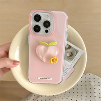 Nieuw Binnen Zacht Schokbestendig Cartoon Anti-Botsing Bescherming TPU Telefoon Hoesje Voor Iphone 15 16 Pro Max 17 Air Mooie Fruit Hoes