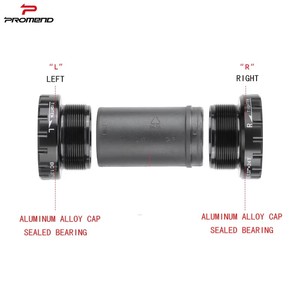 Promend 92mm 89.5mm Piezas de Bicicleta de Aleación de Aluminio y Acero 29MM <span class=keywords><strong>BB92</strong></span> DUB EJE DE BIELAS con Rodamiento Sellado PRESSFIT - Product Image 4