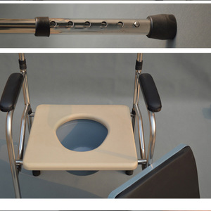 Chuangyu <b>Commode</b> <b>Chair</b> Foldable Stainless Steel Toilet <b>Chair</b> For Seniors Home Use - Product Image 4