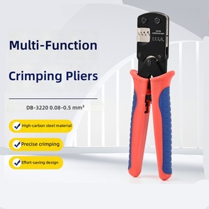 <span class=keywords><strong>Pince</strong></span> <span class=keywords><strong>à</strong></span> <span class=keywords><strong>sertir</strong></span> <span class=keywords><strong>à</strong></span> cliquet de style allemand pour bornes XH2.54 PH2.0 SM2.5, outil de sertissage de mini-bornes, outil manuel pour câblage électronique - Product Image 1