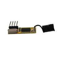 Module récepteur à code d'apprentissage 433,92 MHz DC5V 4 broches, carte récepteur RF superhétérodyne sans décodage AG-RXB12