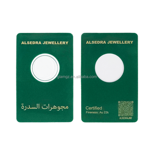 Tarjeta de Certificación para Barras de Oro Fino con Número de Serie de Plástico, Seguridad Antimanipulación, Impresión a Color y Embalaje en Blíster - Product Image 5