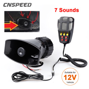 Sirena Eléctrica de 7 Tonos, 12V, para Coche y Motocicleta, Alarma, Mejora de Seguridad, Montaje Frontal de Plástico - Product Image 2
