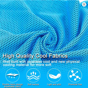 Outdoor Microfiber Quick Dry Sports Cooling Ice Towel Cold Sports Towel Fitness <b>Cool</b> Towel Camping Swimming Beach Towels - Product Image 5