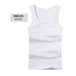 Canottiera da <span class=keywords><strong>uomo</strong></span> in cotone elasticizzato sport Fitness attillato camicia a fondo a tracolla da <span class=keywords><strong>uomo</strong></span> intimo vicino all'estate - Product Image 6
