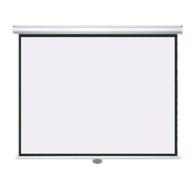 Telon 150inch Home Theater Manual Pull Down Projection Screen/wall Mounted Manual Projector Screen/Spring Roller Mechanism