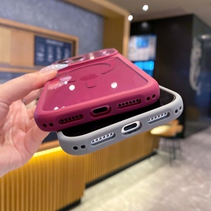 Nueva Funda Magnética Transparente para Teléfono Celular iPhone 17 14 15 16 Pro Max con Tapa de Lente HD Desmontable, Protectora y Antigolpes - Product Image 4
