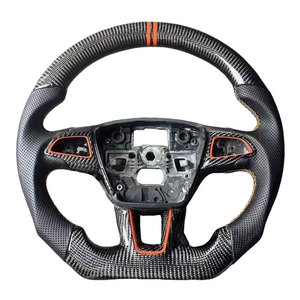 Volant de sport en cuir et fibre de carbone pour <span class=keywords><strong>Focus</strong></span> MK3 MK4 <span class=keywords><strong>ST</strong></span> RS 2015-2019, intérieur automobile - Product Image 1