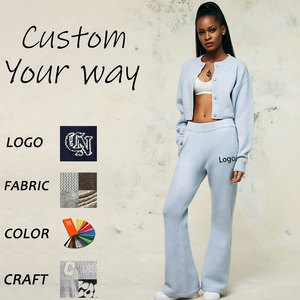 Cardigan Corto da <span class=keywords><strong>Donna</strong></span> in Maglia Morbida e Soffice, Maglione <span class=keywords><strong>Oversize</strong></span> con Bottoni e Collo Tondo, Vendita all'Ingrosso - Product Image 4