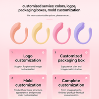 Jouets sexuels en silicone violet personnalisés, vibrateur portable commandé par application pour femmes, vibrateurs portables à double face