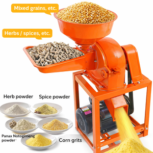 Broyeur multifonctionnel pour aliments du bétail, machine à fabriquer des granulés d'aliments pour poulets, broyeur de céréales, de maïs et de farine - Product Image 1