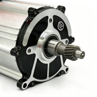 Moteur différentiel pour kart, moteur DC 48V 60V 72V 1500W à entraînement central, pièce pour vélo électrique et moto électrique