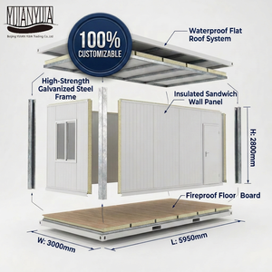 Casa Contenedor Modular Personalizable Sin Soldaduras para Quiosco, Tienda de Conveniencia y <span class=keywords><strong>Bazar</strong></span> en Mercado Nocturno - Product Image 2
