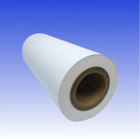 Membrane enroulable en tissu non tissé 100 % polyester haute résistance pour ligne de filage, tissu textile industriel, feuille d'enroulement en rouleau, hydraulique