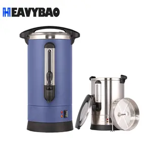 Heavybao Produk Komersial Alat Prasmanan Ketel Air Stainless Steel Kopi Elektrik Perkolator Guci Air