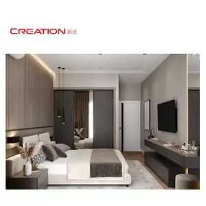 CREATION Hotel Furniture Manufacturer Five Star Hotel Supplier Wood Turnkey Solution For Hotel