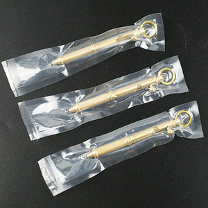 Nouveauté rétro surface terne brute cool edc extérieur en laiton massif blanc pistolet boulon <span class=keywords><strong>action</strong></span> stylo pour homme cadeaux - Product Image 1