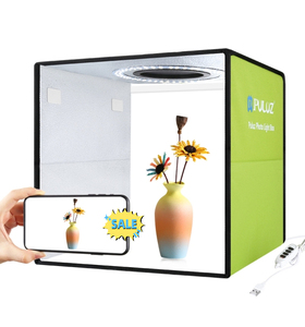 Fábrica al por mayor Photo Box PULUZ 30cm Photo Studio Light Box <span class=keywords><strong>para</strong></span> 6 telones <span class=keywords><strong>de</strong></span> fondo Home Photography Mini Photo Studio Box - Product Image 1