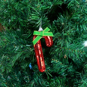 Adorno de Bastón de Caramelo Navideño con Bola de Discoteca - Pequeña Bola de Espejo con Forma de Bastón <span class=keywords><strong>para</strong></span> Árbol de Navidad, Decoración Navideña <span class=keywords><strong>para</strong></span> el Hogar, Regalo <span class=keywords><strong>para</strong></span> Fiestas - Product Image 3