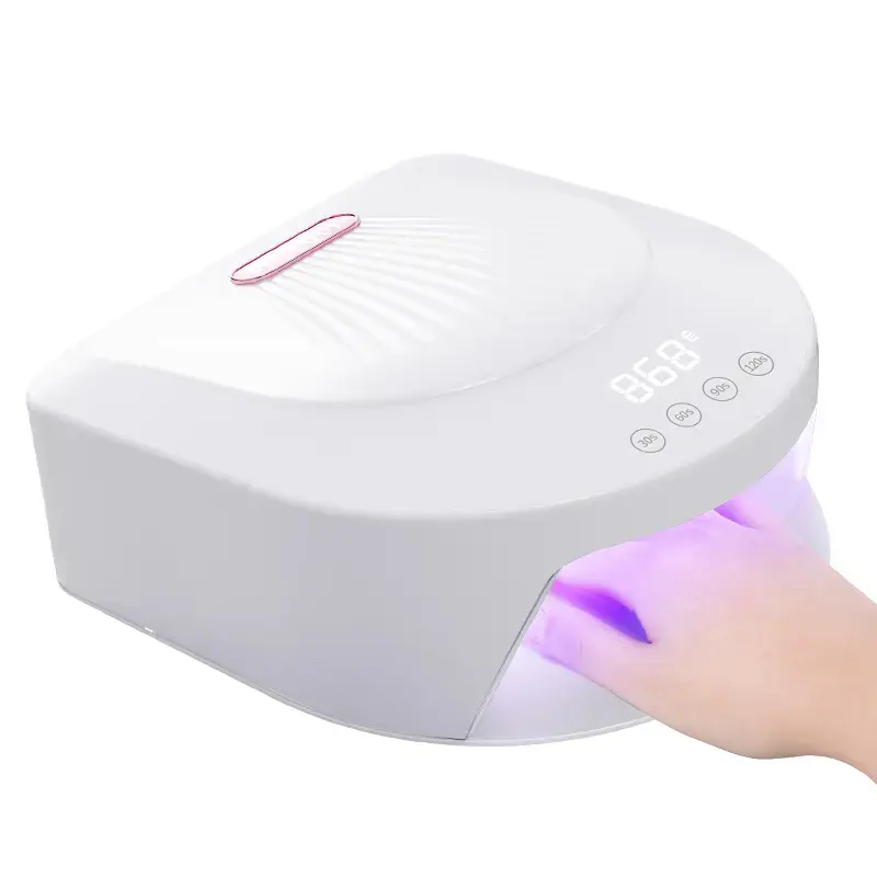192 Wát có thể sạc lại xách tay UV LED Nail LED Đèn chữa Máy sấy gel đánh bóng máy cho Salon