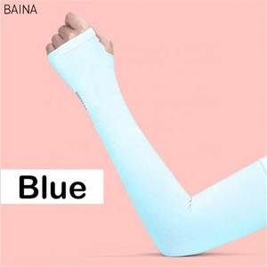 Gants longs d'été pour femmes, demi-doigts, protection UV, protège-mains, manchons <span class=keywords><strong>de</strong></span> <span class=keywords><strong>bras</strong></span> en soie glacée, protection solaire pour sports <span class=keywords><strong>de</strong></span> plein air - Product Image 4