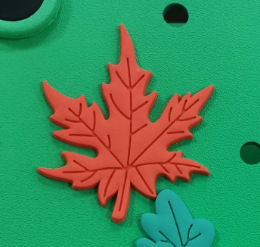 Feuille d'érable orange