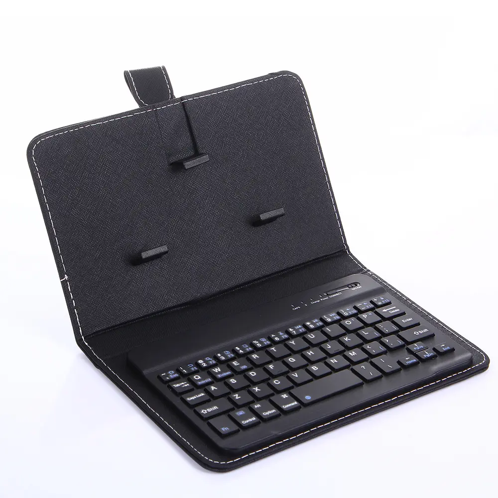 wireless keyboard leather case 4.5 -6.8 inch three system universal two in one universal mobile phone case