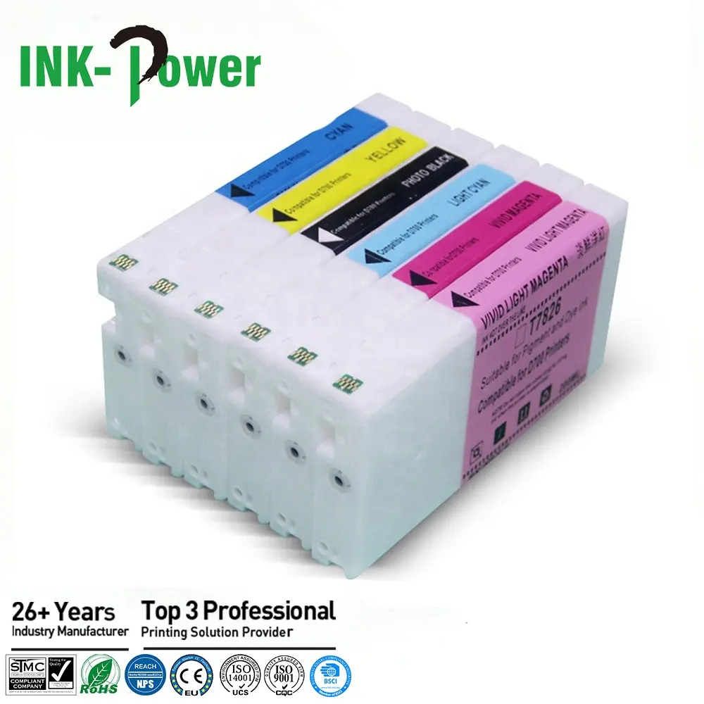 INK-POWER T7821 T7822 T7823 T7824 T7825 T7826 Premium Compatible Color Inkjet Ink Cartridge for Epson SureLab SL D700 Printer