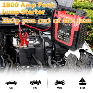 <span class=keywords><strong>Avviatore</strong></span> di Emergenza Portatile 12V 1800A per <span class=keywords><strong>Auto</strong></span>, Gonfiatore Pneumatici 260PSI con <span class=keywords><strong>Accendisigari</strong></span> 12V DC, QC3.0 e Luce LED, Booster Batteria - Product Image 2